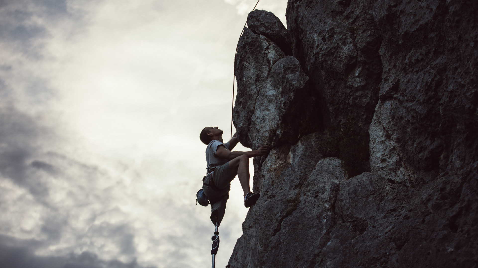 Rock climbing